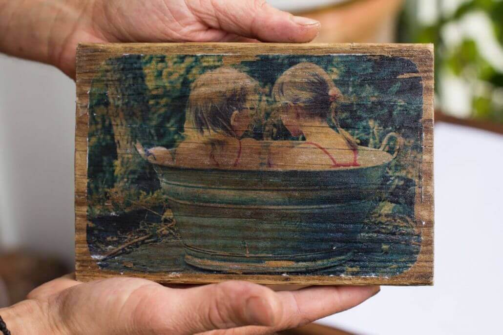 DIY Anleitung – Fotos auf Holz drucken
