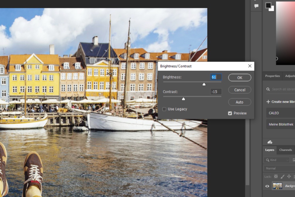 Korrektur von Belichtung und Kontrast in Photoshop Korrektur von Belichtung und Kontrast in Photoshop