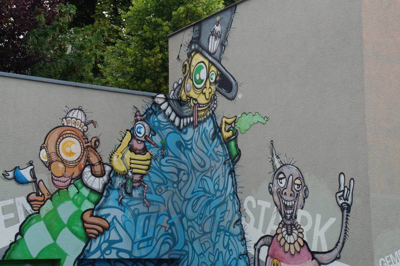 Street Art vom Künstlerduo One Truth in der Rötelstrasse