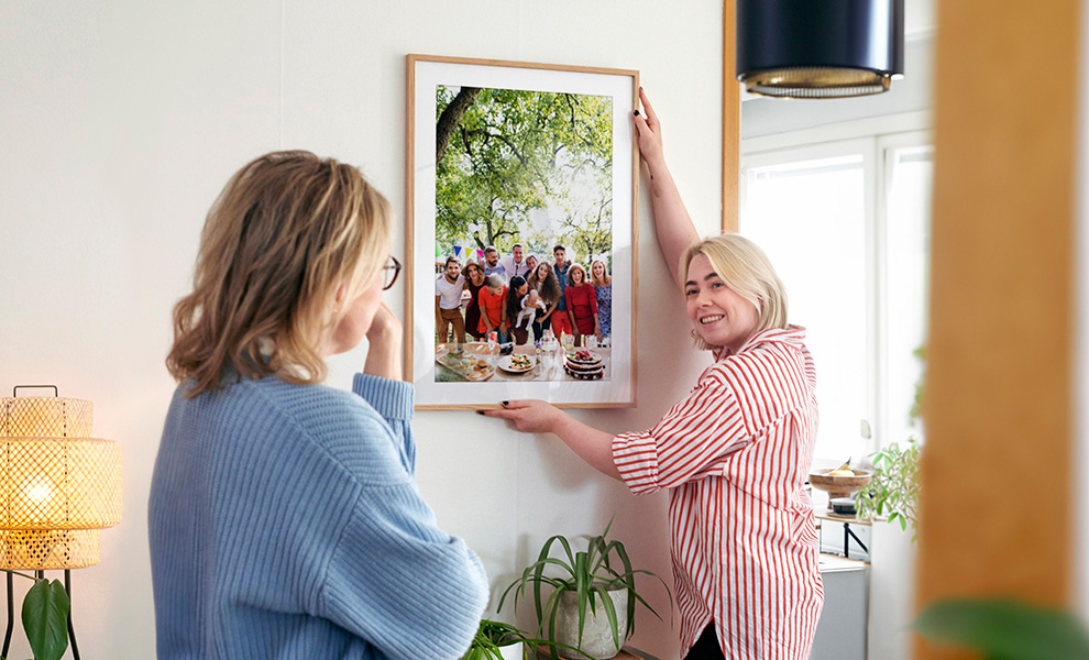 Kehystetty juliste lahjaksi äidille tai mummille Kehystetty juliste lahjaksi äidille tai mummille