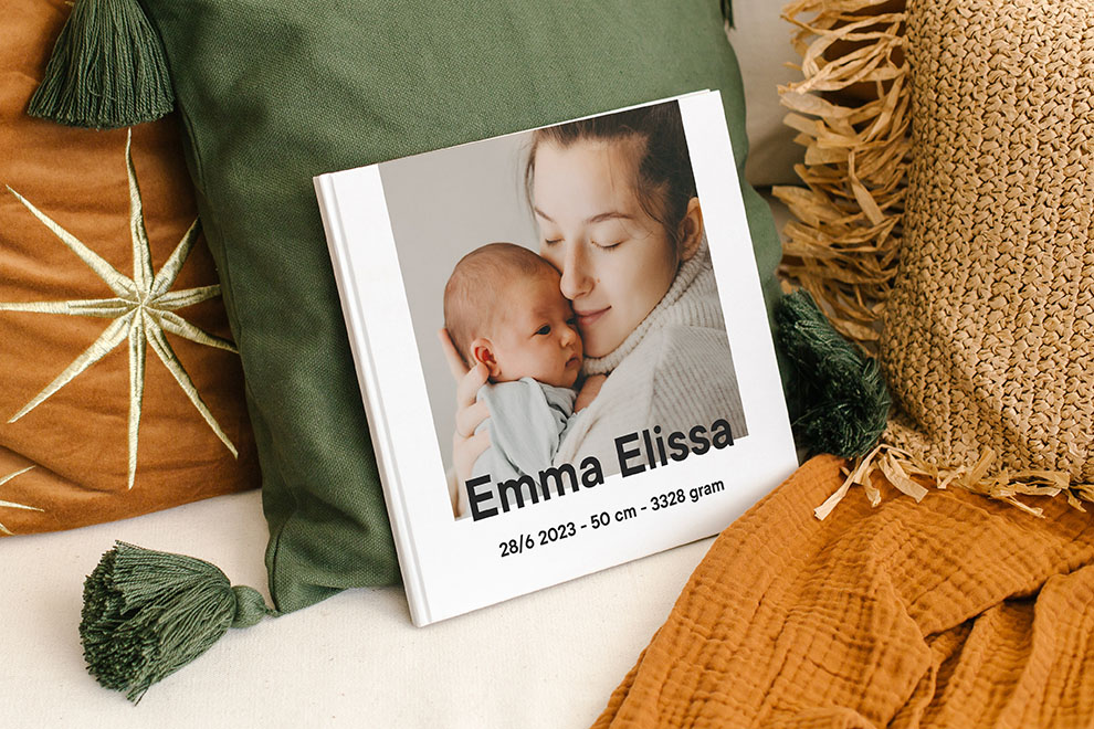 En babyfotobok fångar alla unika ögonblick med ditt barn En babyfotobok fångar alla unika ögonblick med ditt barn