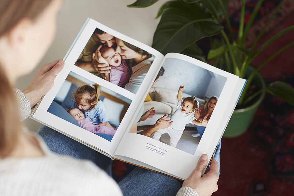 Familjeminnen i en fotobok Familjeminnen i en fotobok