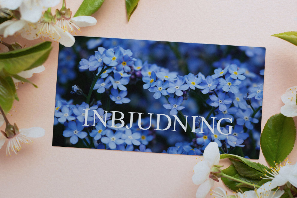 Konfirmationsinbjudningar Konfirmationsinbjudningar