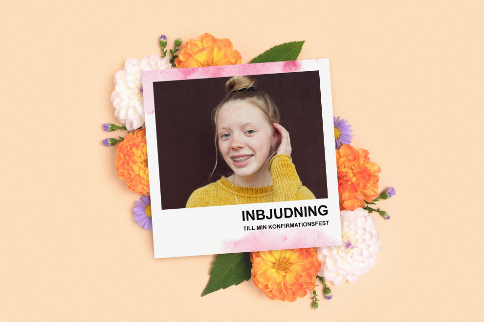 Konfirmationsinbjudningar Konfirmationsinbjudningar