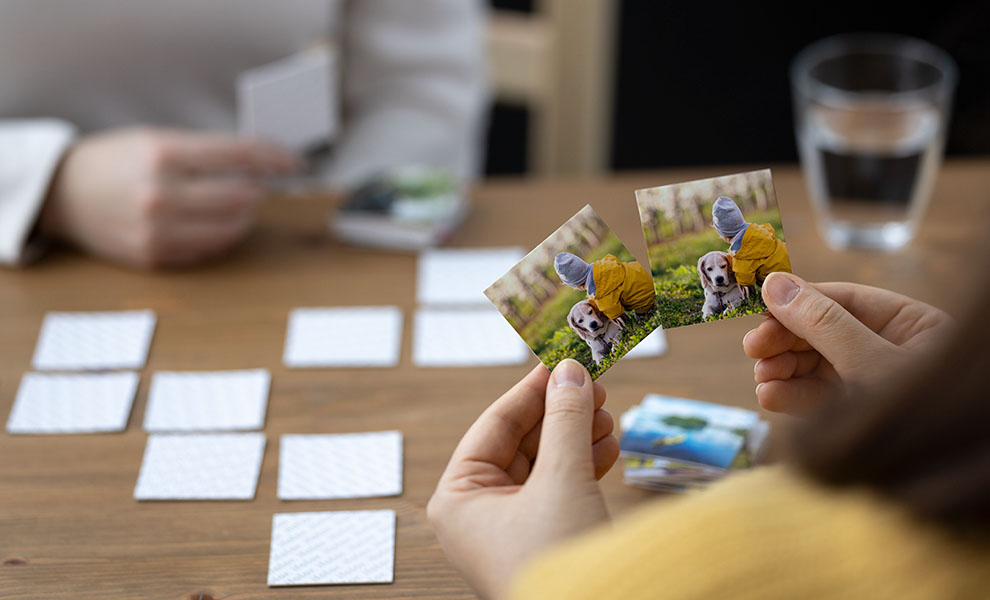 Memory för spelkvällar tillsammans Memory för spelkvällar tillsammans