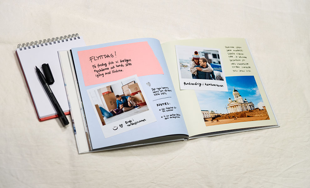 21 x 21 Deluxe-häftet innehåller både bilder och text 21 x 21 Deluxe-häftet innehåller både bilder och text