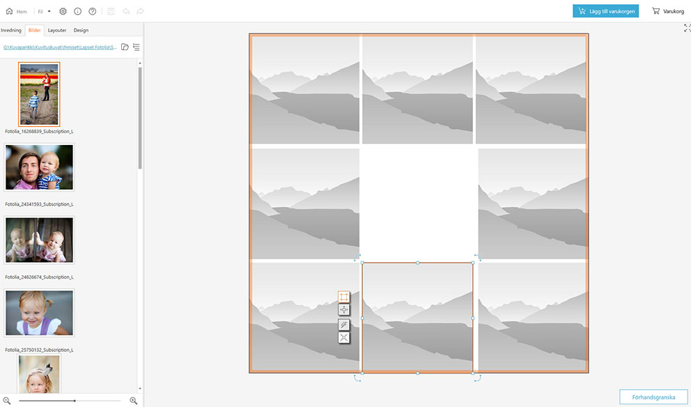 Hur du skapar en collagetavla i Designer. Hur du skapar en collagetavla i Designer.