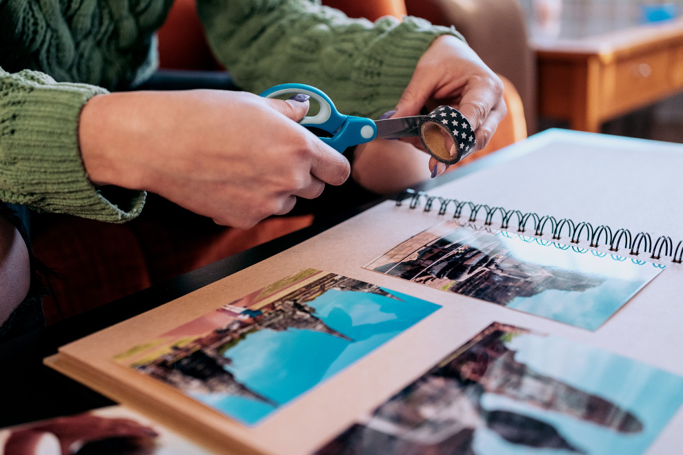 Reseminnen i scrapbook Reseminnen i scrapbook