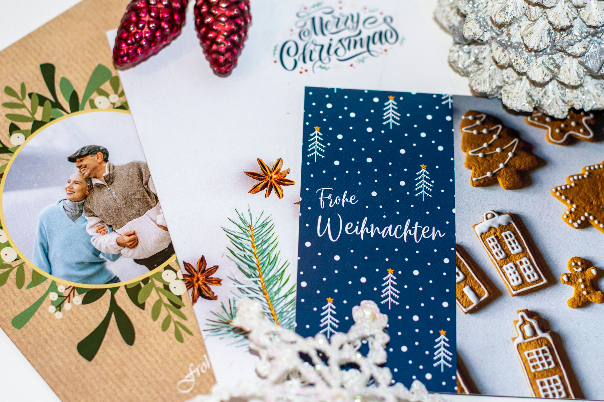 Foto-Weihnachtskarten als Jahresrückblick oder Adventsgruss