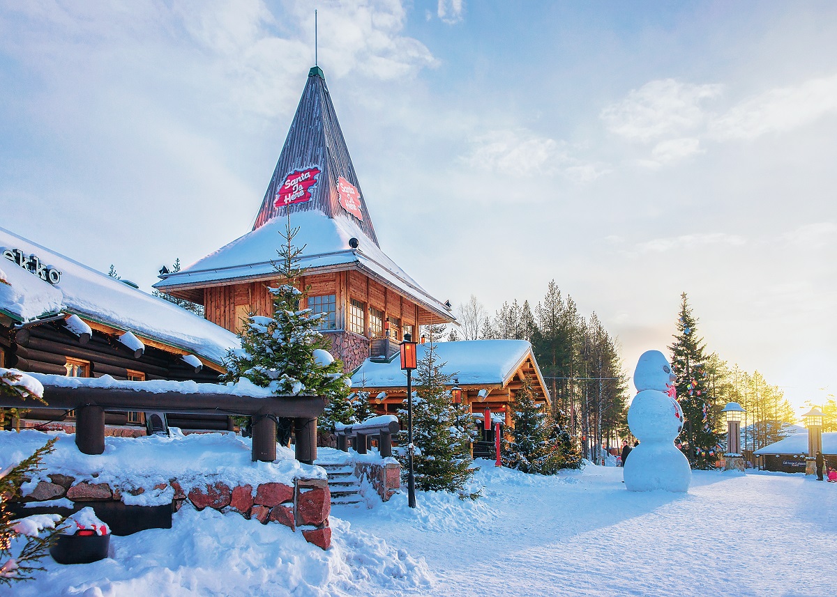 Rovaniemi, Lappland (Finnland) – Das Büro des Weihnachtsmanns am Polarkreis