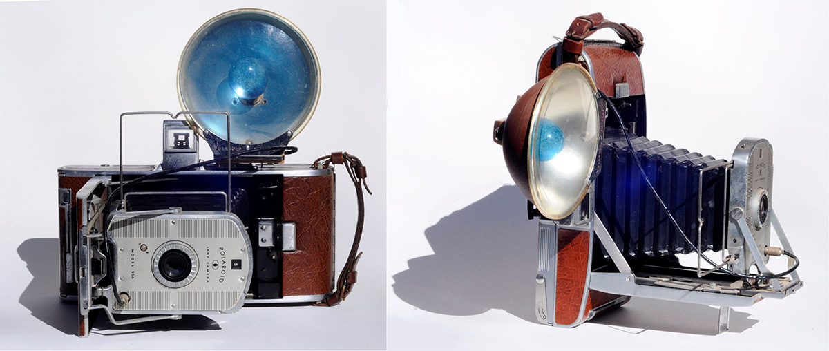 Die sogenannte „Land-Kamera“, an der 1947 der Polaroid-Film demonstriert wurde