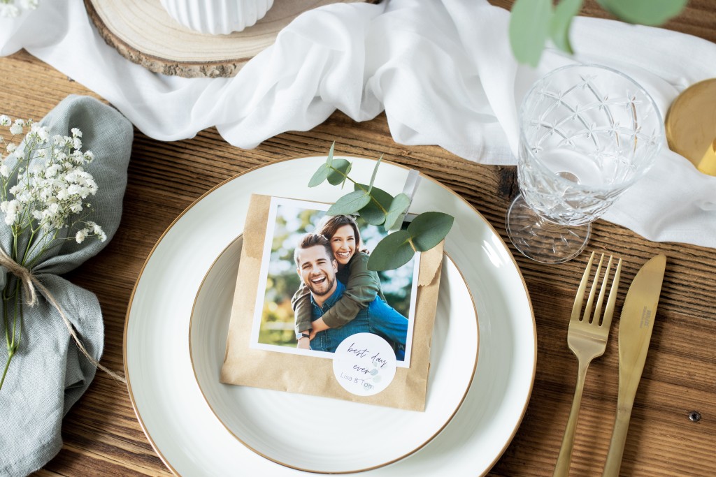 Gastgeschenk: Hochzeitsmandeln originell verpacken