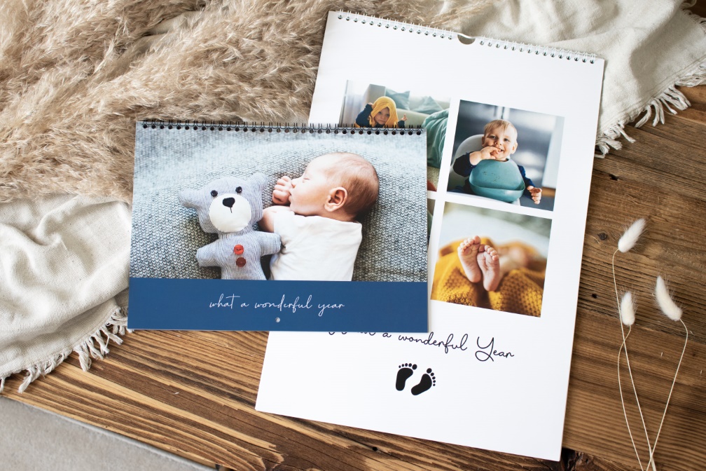 Individuellen Baby-Fotokalender selbst gestalten