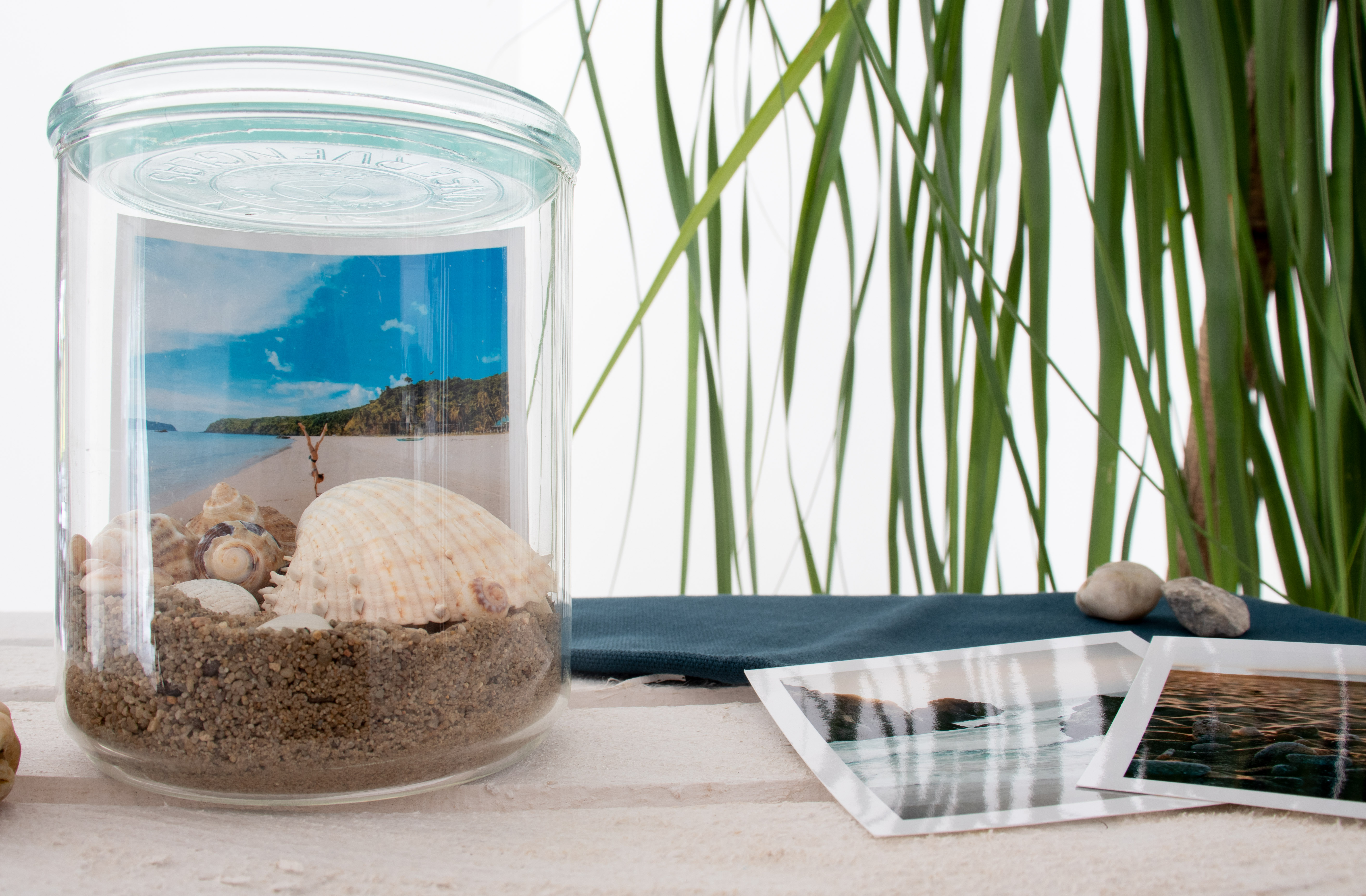 Erinnerungsgläser gestalten – DIY Idee mit Sand und Muscheln