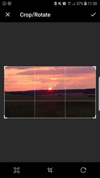 Picture editing – In the ifolor app you can crop photos and apply filters. Picture editing – In the ifolor app you can crop photos and apply filters.