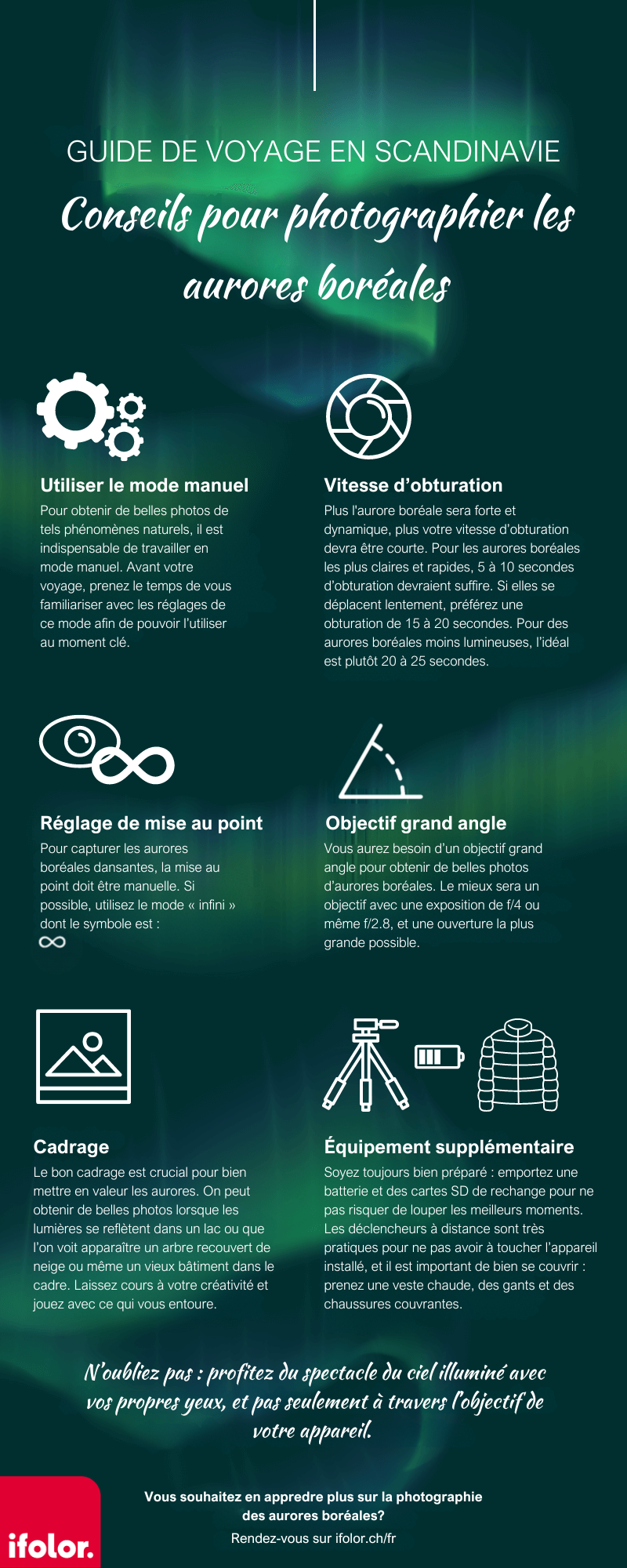 Six conseils pour photographier les aurores boréales. Six conseils pour photographier les aurores boréales.