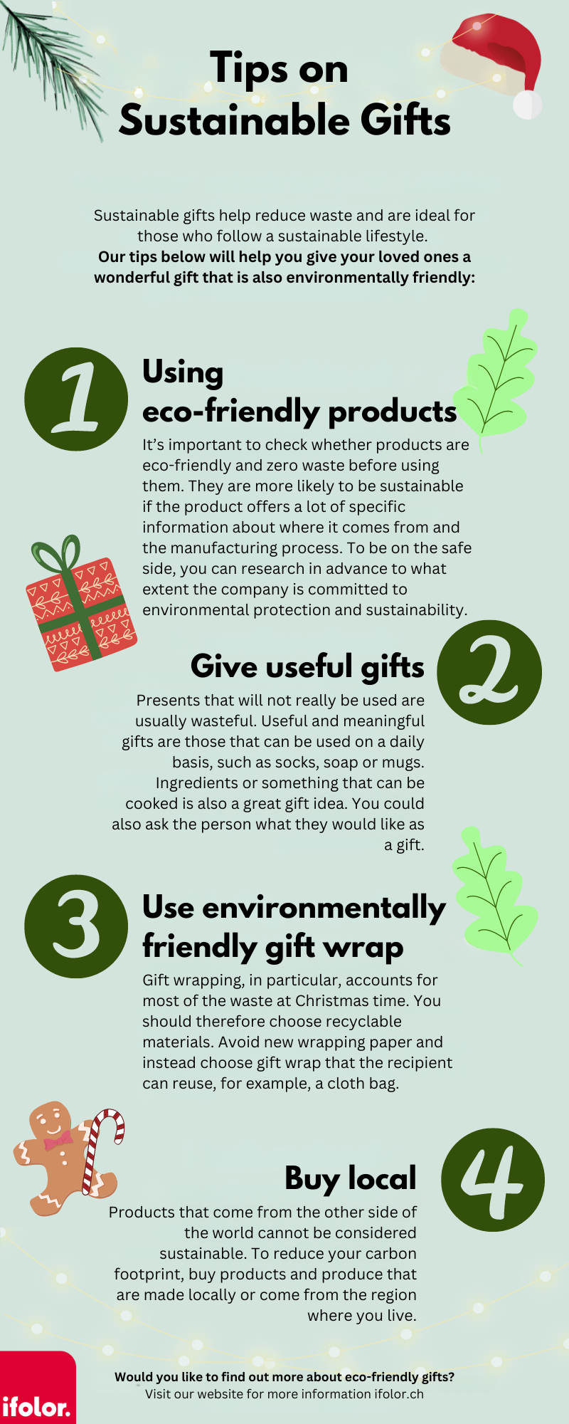 Tips on how to choose sustainable gifts.