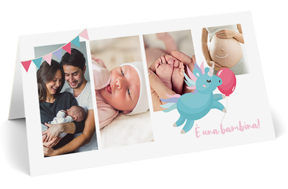 Frasi nascita bimba: biglietto di auguri per la nascita di una neonata.