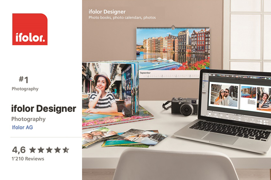 «ifolor Designer» für Mac und «ifolor Photo Service»-App für iOS auf Erfolgsspur