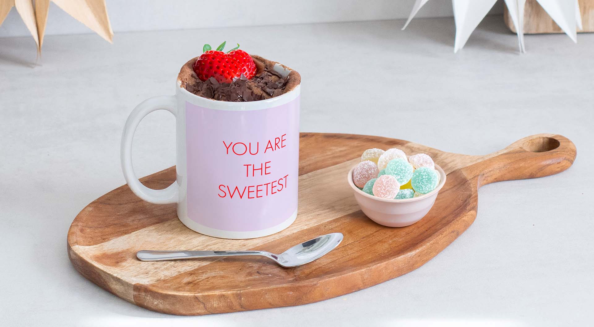 Make a mug cake in an ifolor photo mug