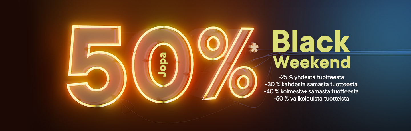 Black Weekend, jopa -50 %