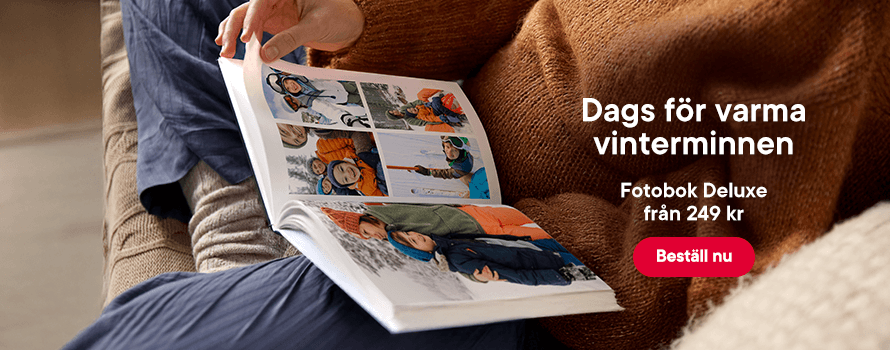 Beställ Deluxe-boken med vintersemesterminnen från 249 kr