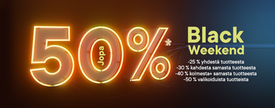 Black Weekend, jopa -50 %