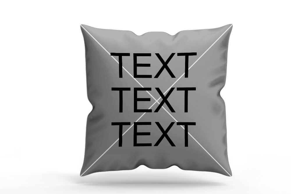 Coussin Personnalisable Avec Photo - 40x40 Cm, Housse Imprimée Recto, Rembourrage Inclus, Lavable