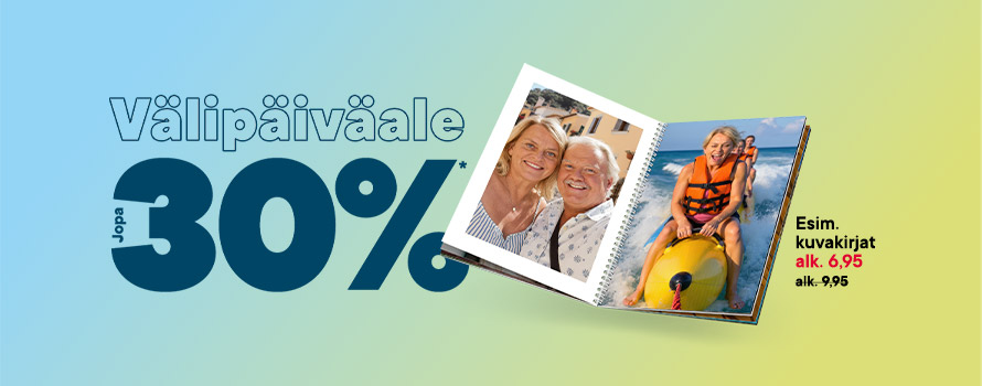 Välipäiväale jopa -30 %