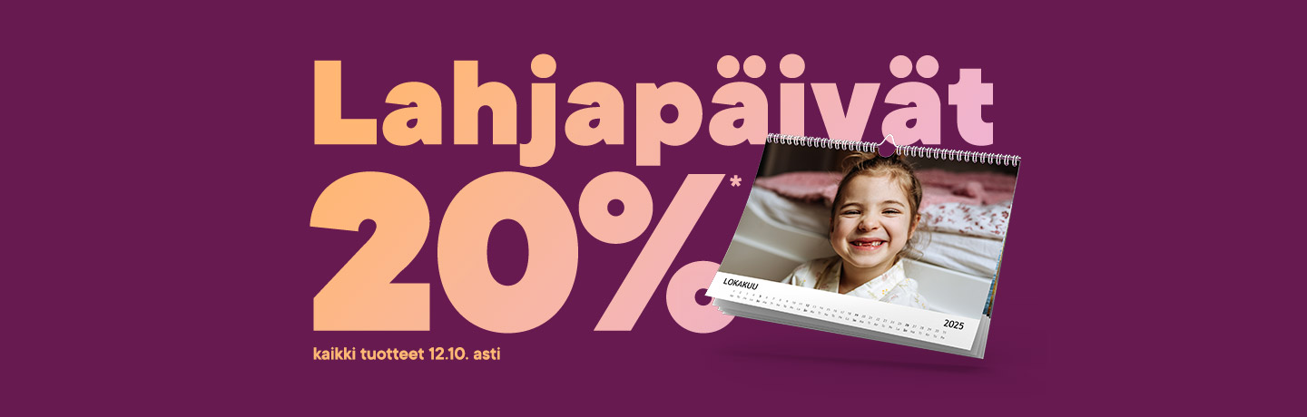 Lahjapäivät -20 %