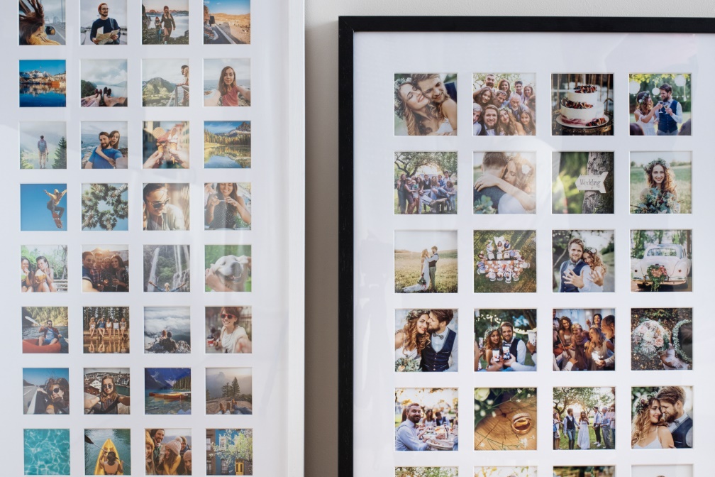 Titelbild_Insta_Frame A Photo collage in a stylish gallery frame