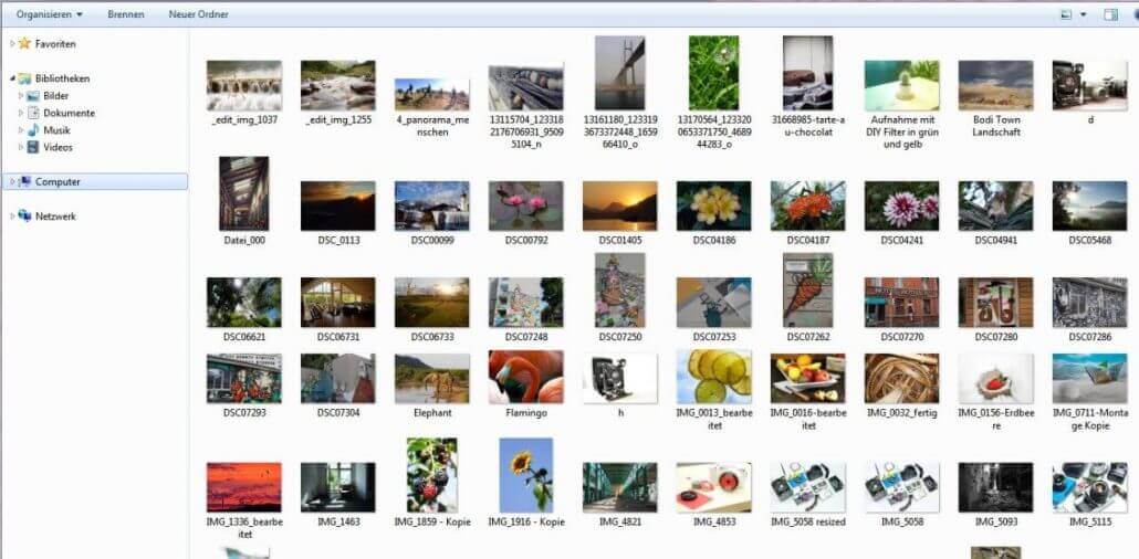 Ordner-mit-Bildern-1030x506 Exif-Daten manipulieren – Auslesen, Ändern und Löschen von Metadaten digitaler Bilder