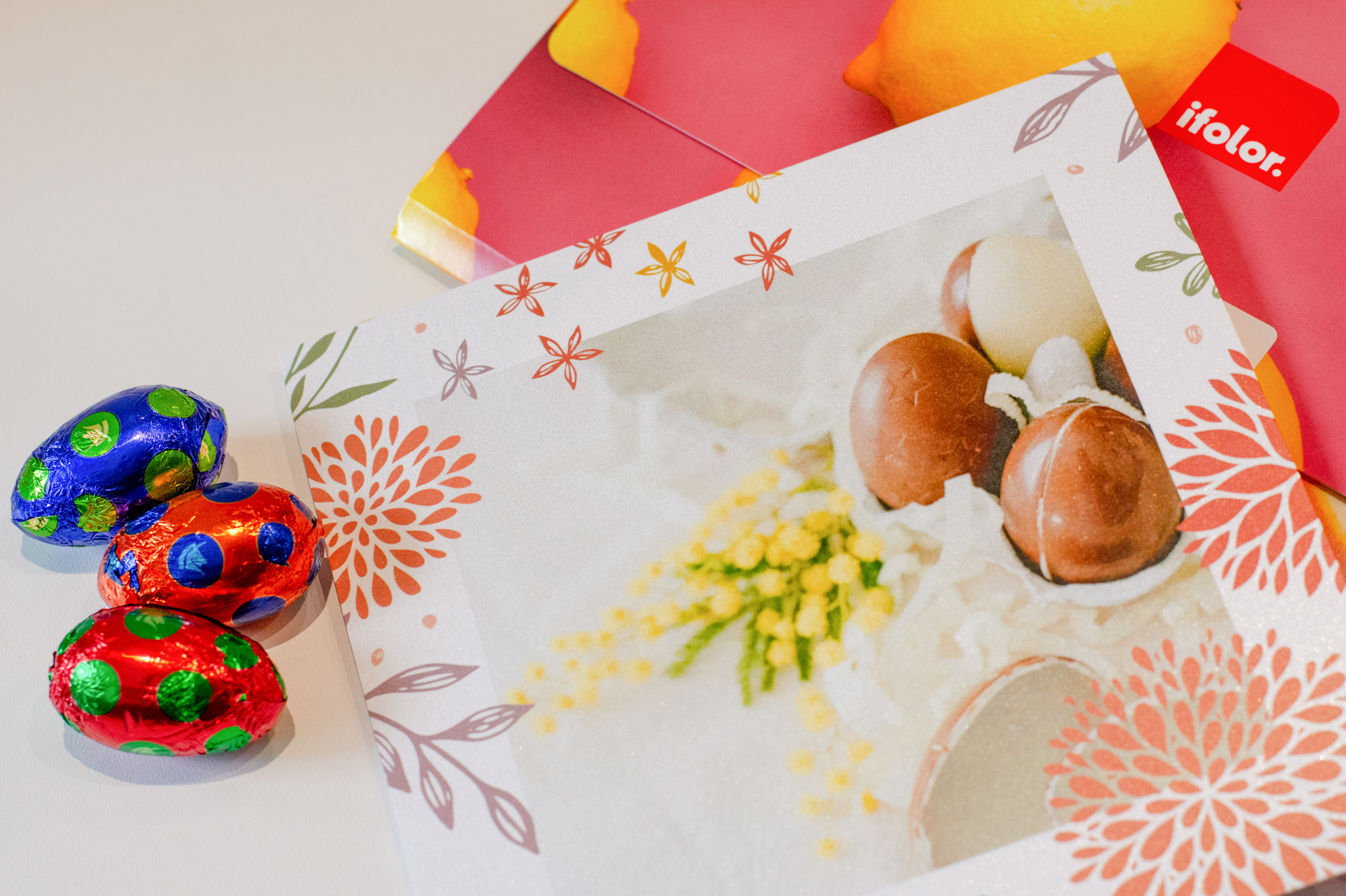 D72_1213-2 Des idées de vœux, invitations et remerciements pour Pâques