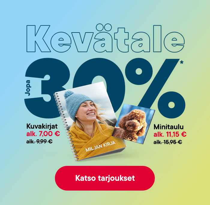 Kevätale jopa -30 %