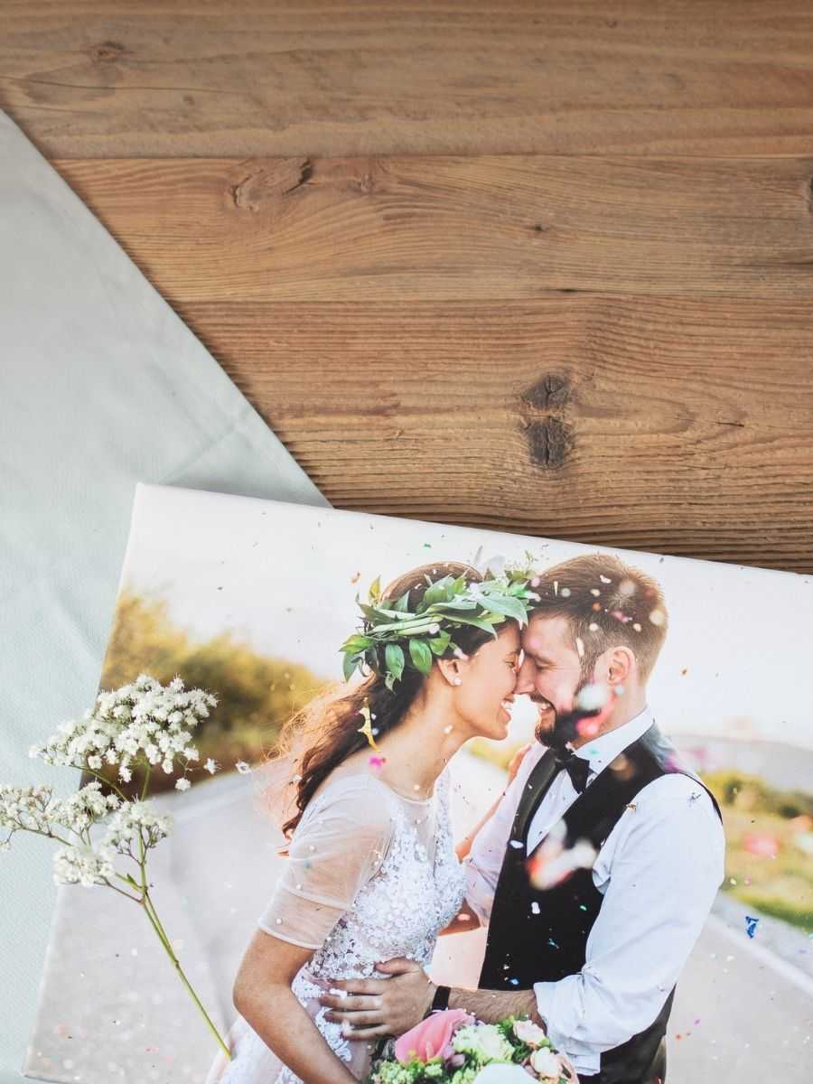 High-quality wedding photo products