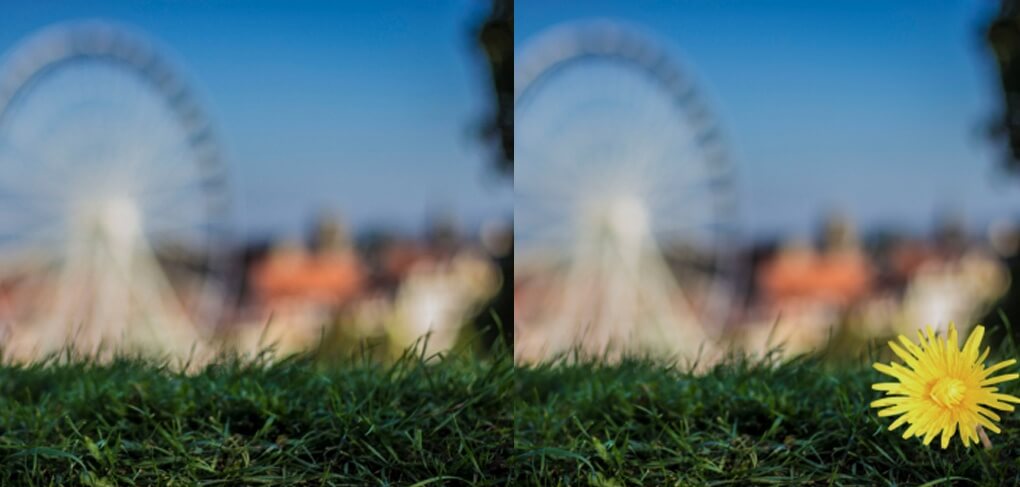 Vorher-Nachher-Vergleich-Fotomontage Photoshop: Bildobjekte in neue Hintergründe einfügen