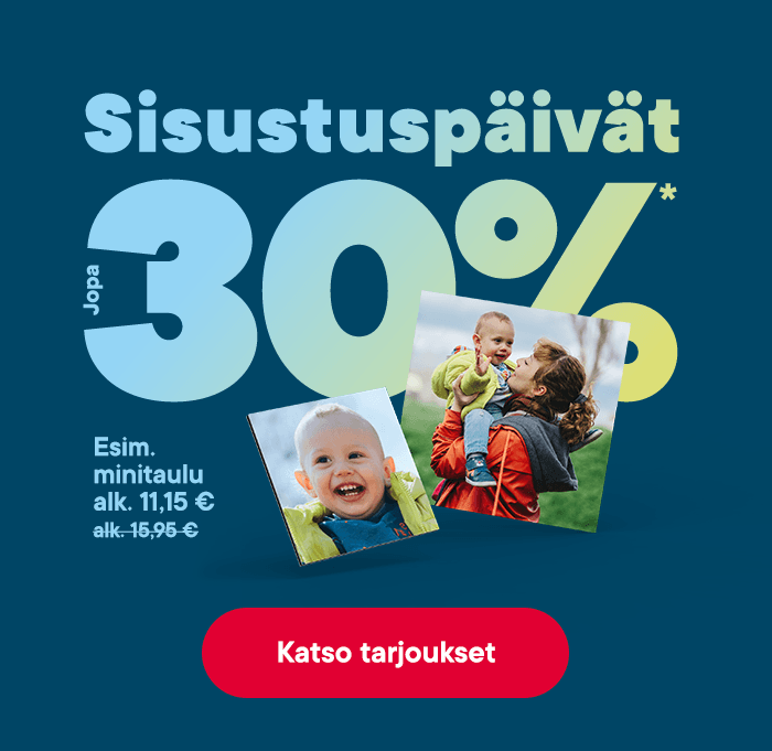 Sisustuspäivien tarjoukset jopa -30 %