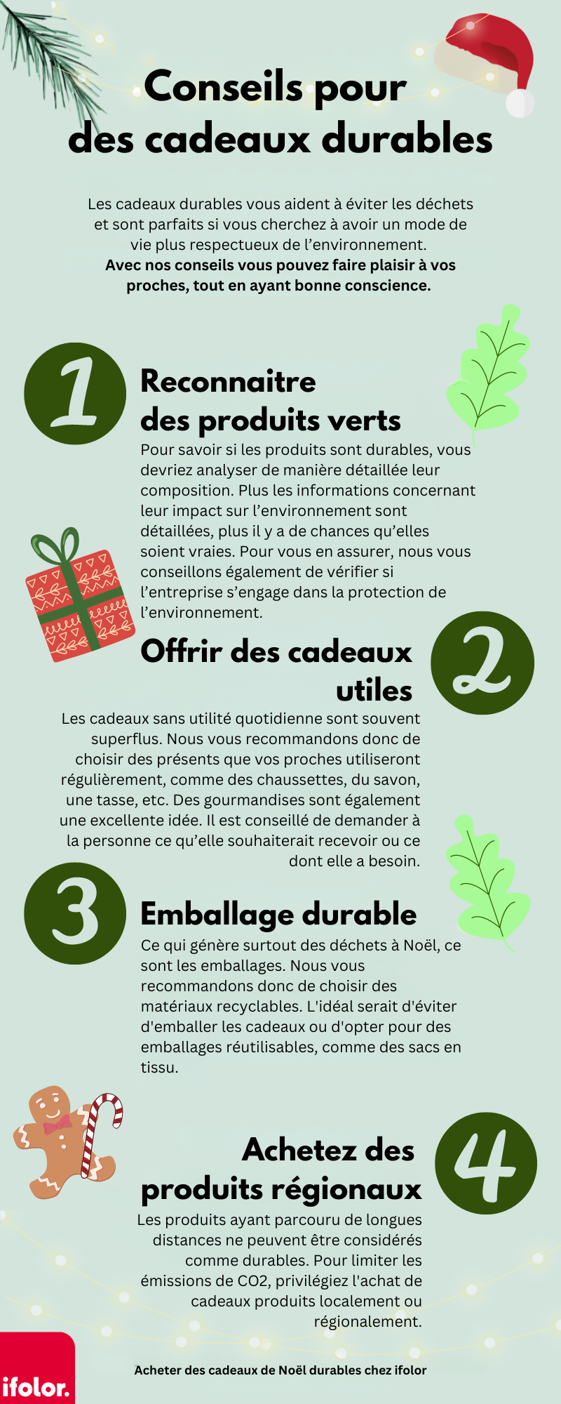 Conseils pour des cadeaux durables