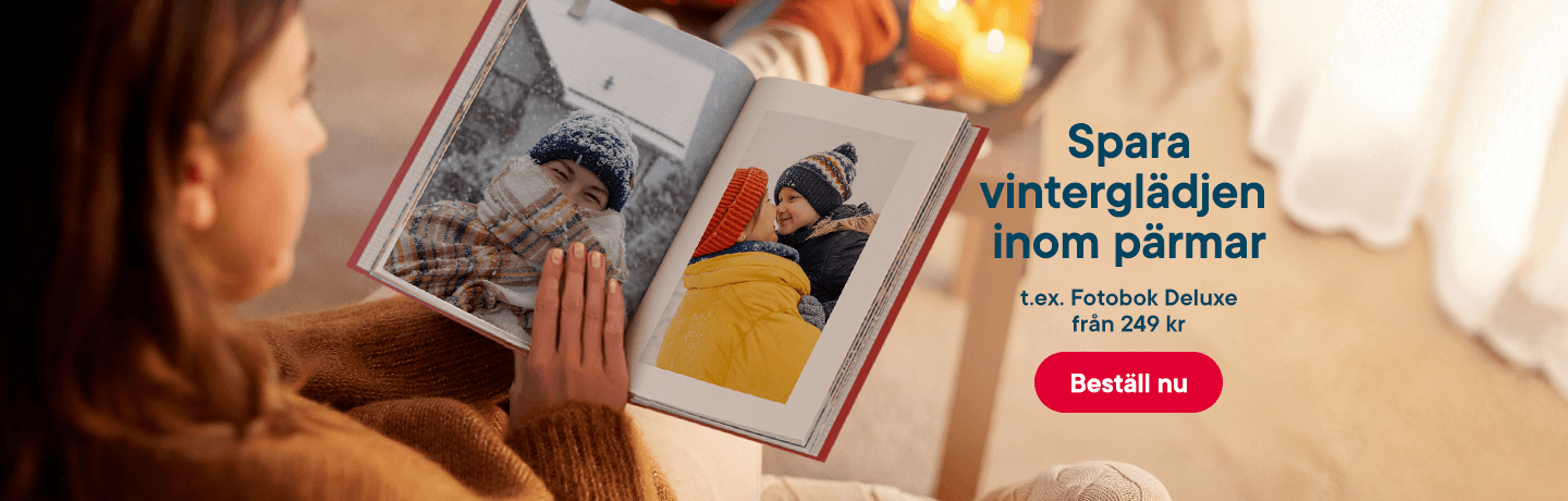 Spara vinterglädjen inom pärmar