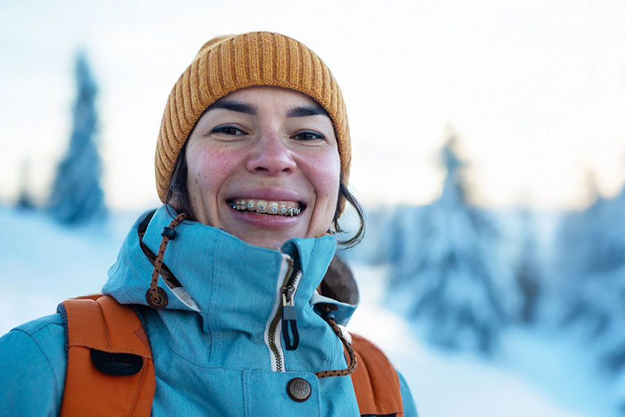  Photographing a winter landscape with a phone