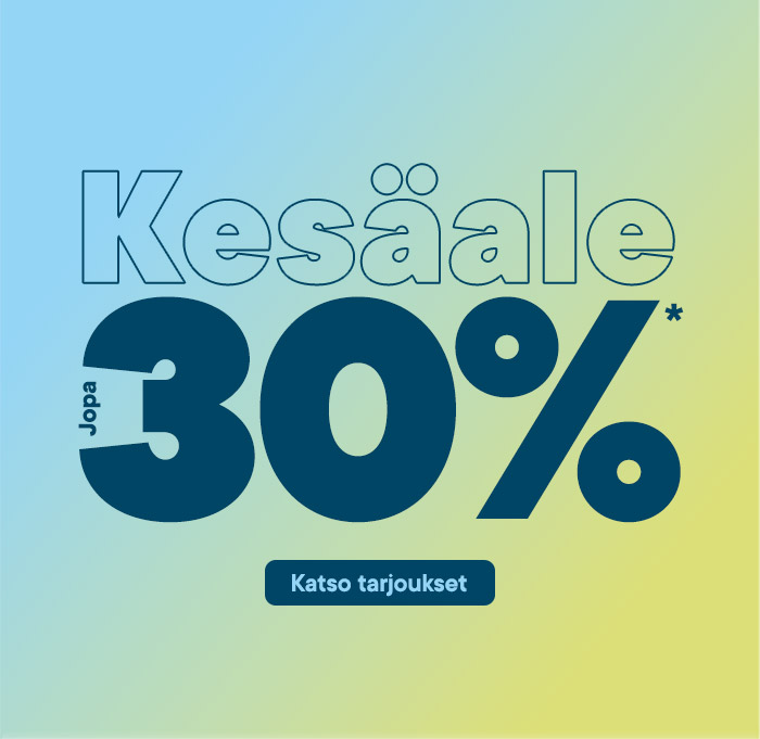 Kesäale jopa -30%