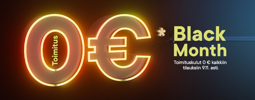 Ilmaiset toimituskulut kaikkiin tilauksiin 9.11. asti