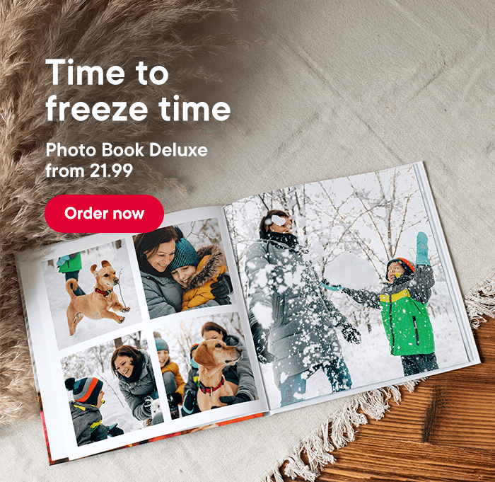 Time to freeze time with photo book Deluxe
