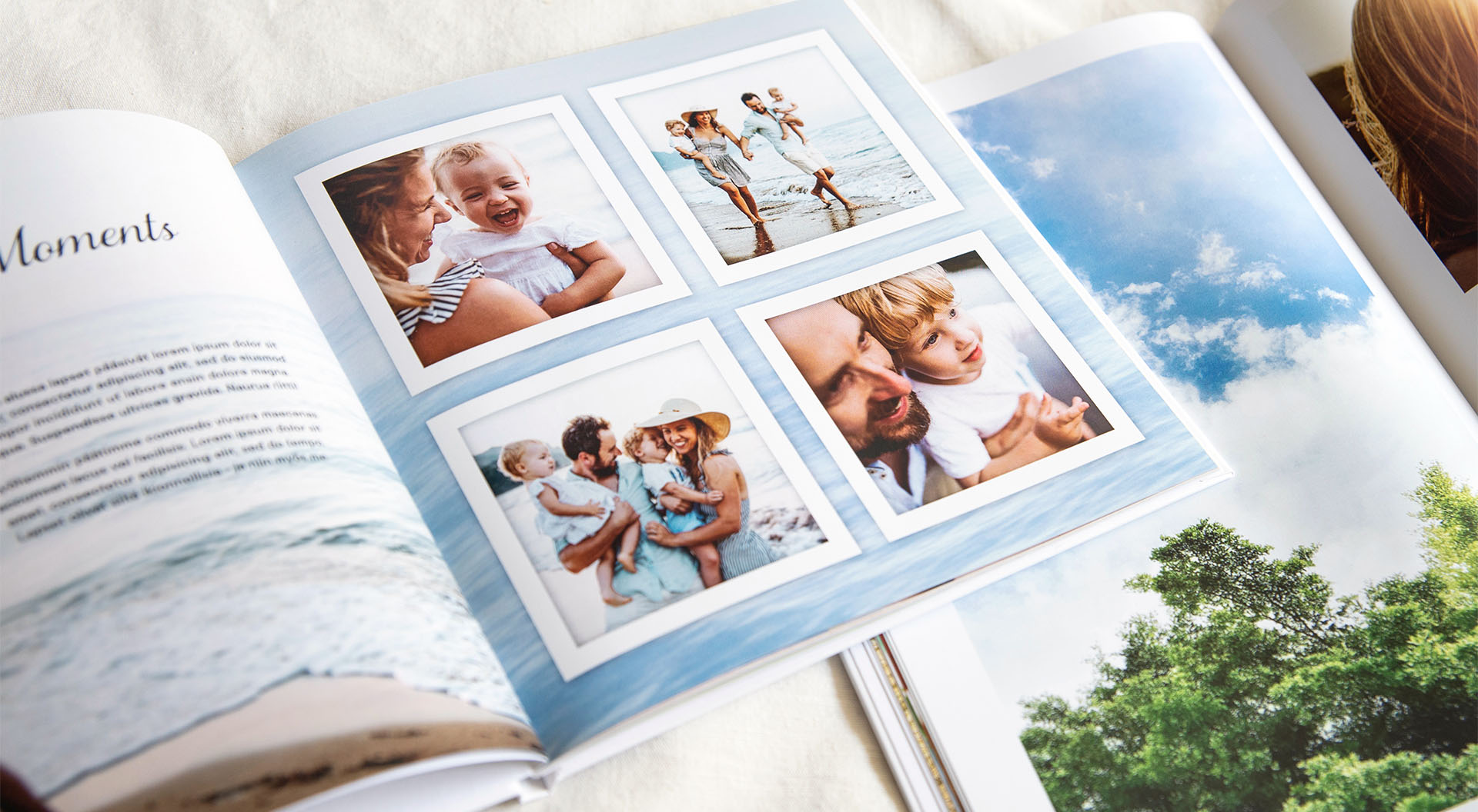 Photo book Deluxe with holiday photos