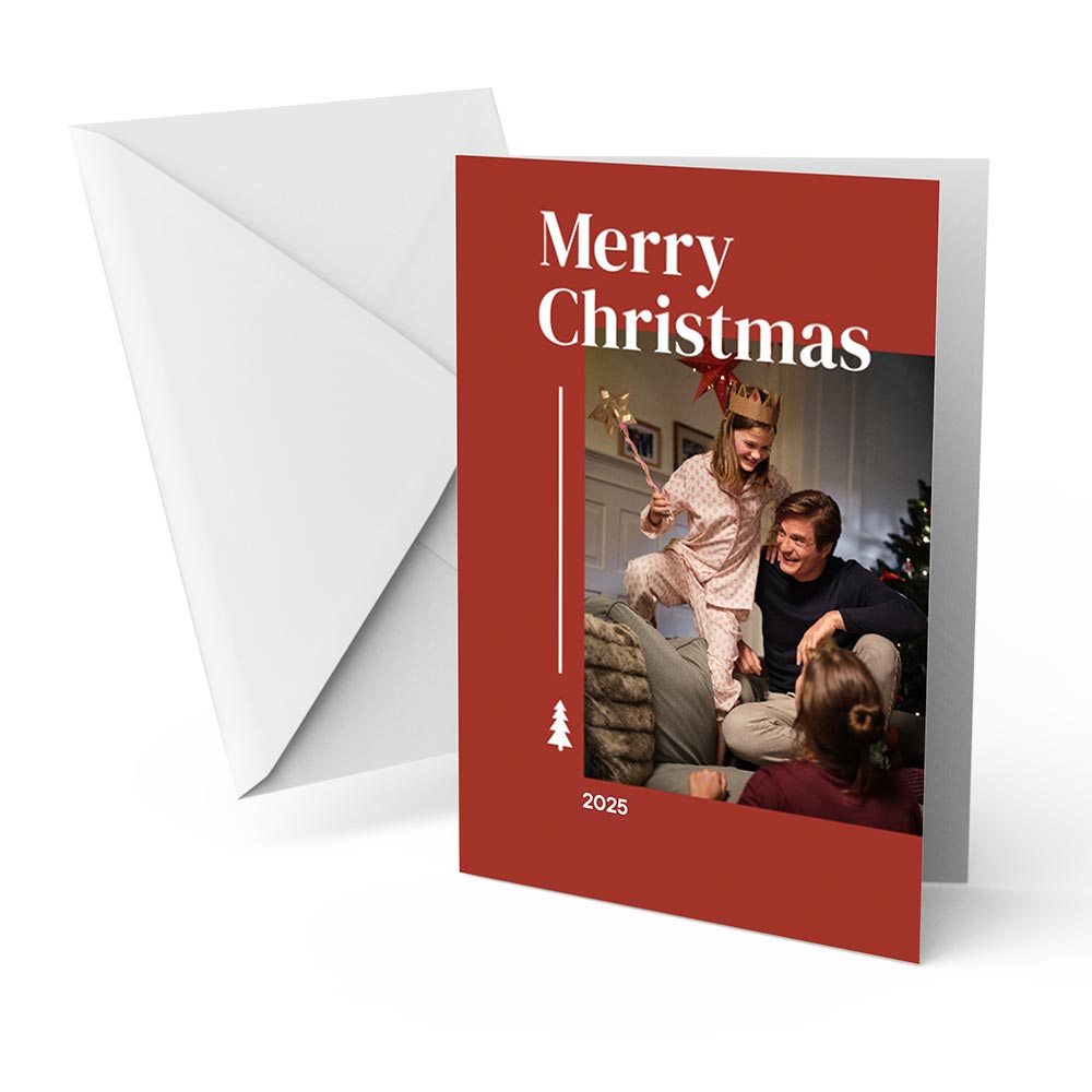 Cartes de vœux pliées, classiques