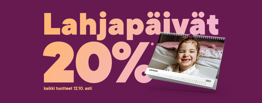 Lahjapäivät -20 %
