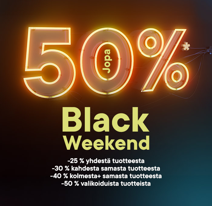 Black Weekend, jopa -50 %