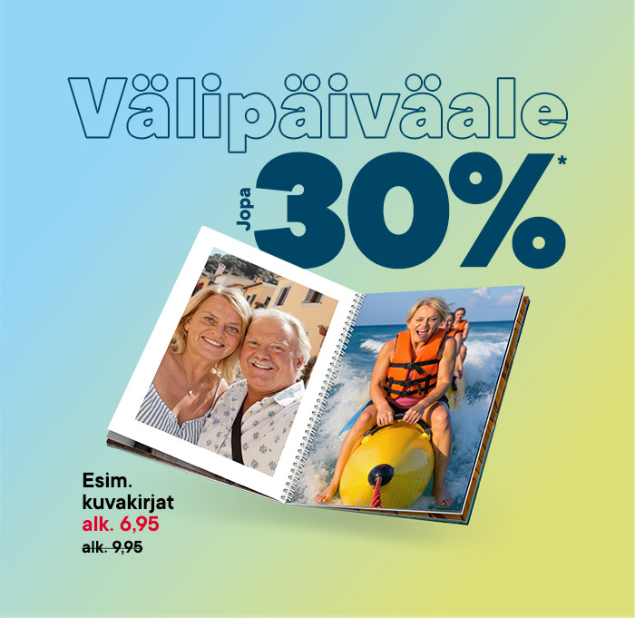 Välipäiväale jopa -30 %