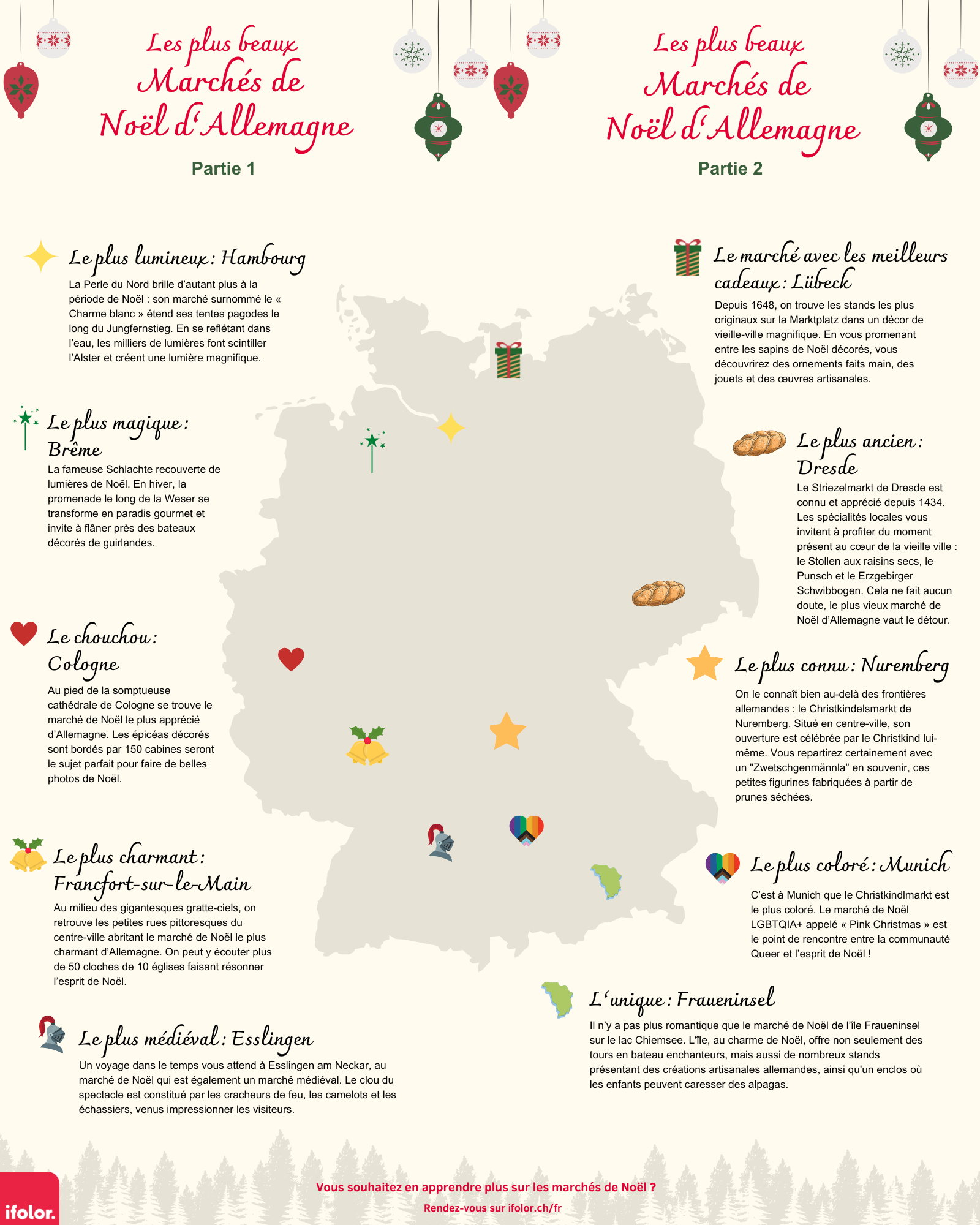 Notre top 10 des plus beaux marchés de Noël d'Allemagne.