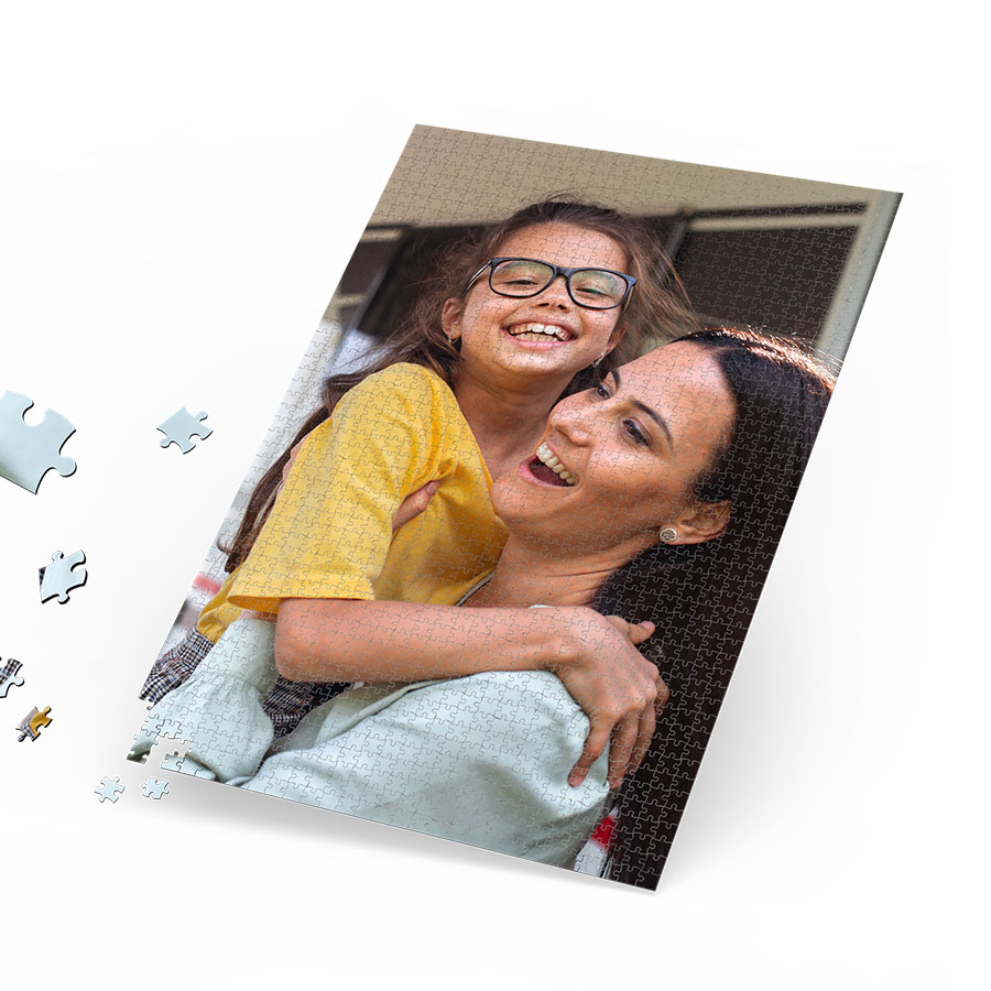 Puzzle with your own photo as a Mother's Day gift